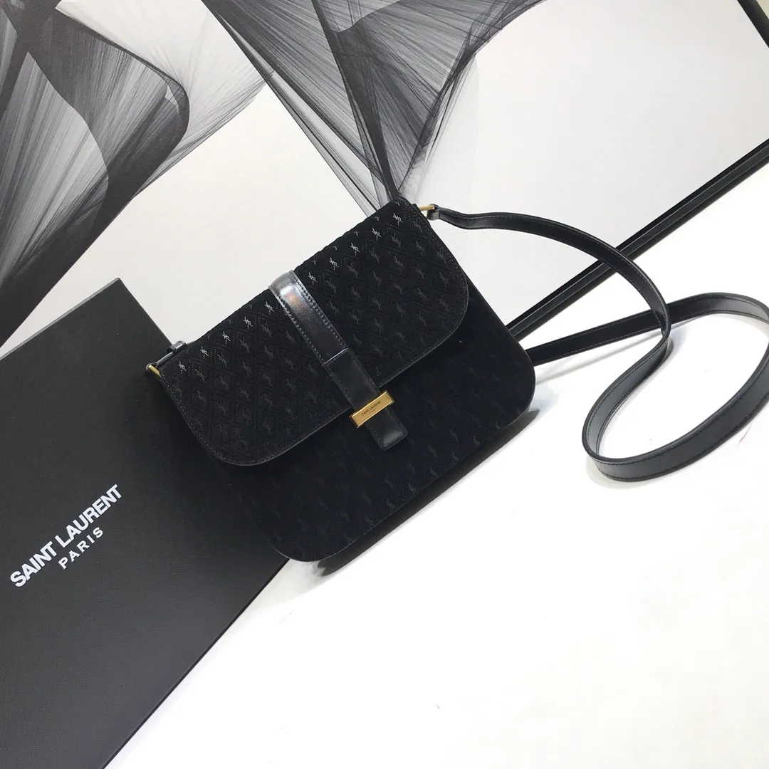 Le Monogramme Small Satchel In Monogram Canvas And Smooth Black For Women