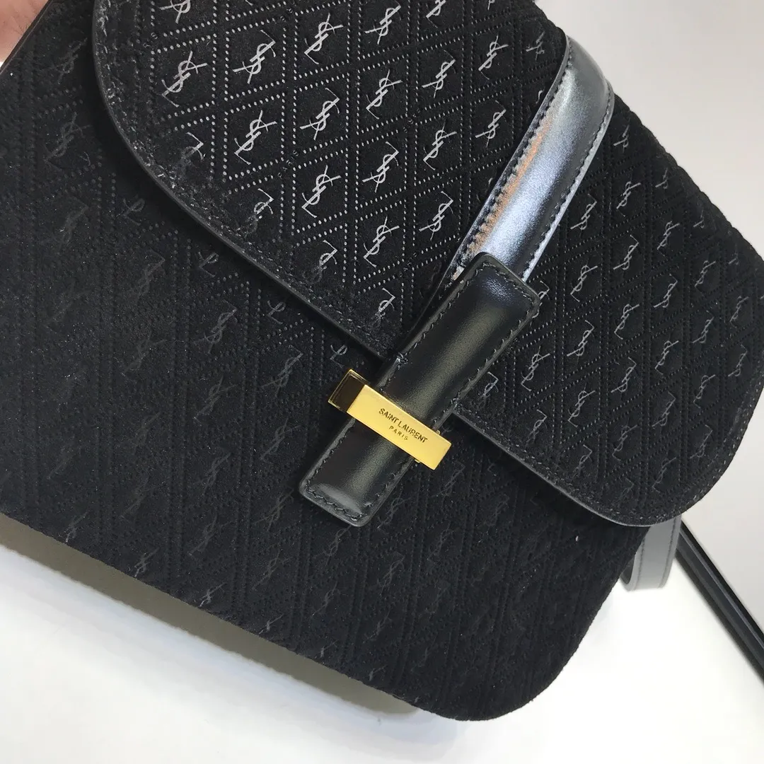 Le Monogramme Small Satchel In Monogram Canvas And Smooth Black For Women