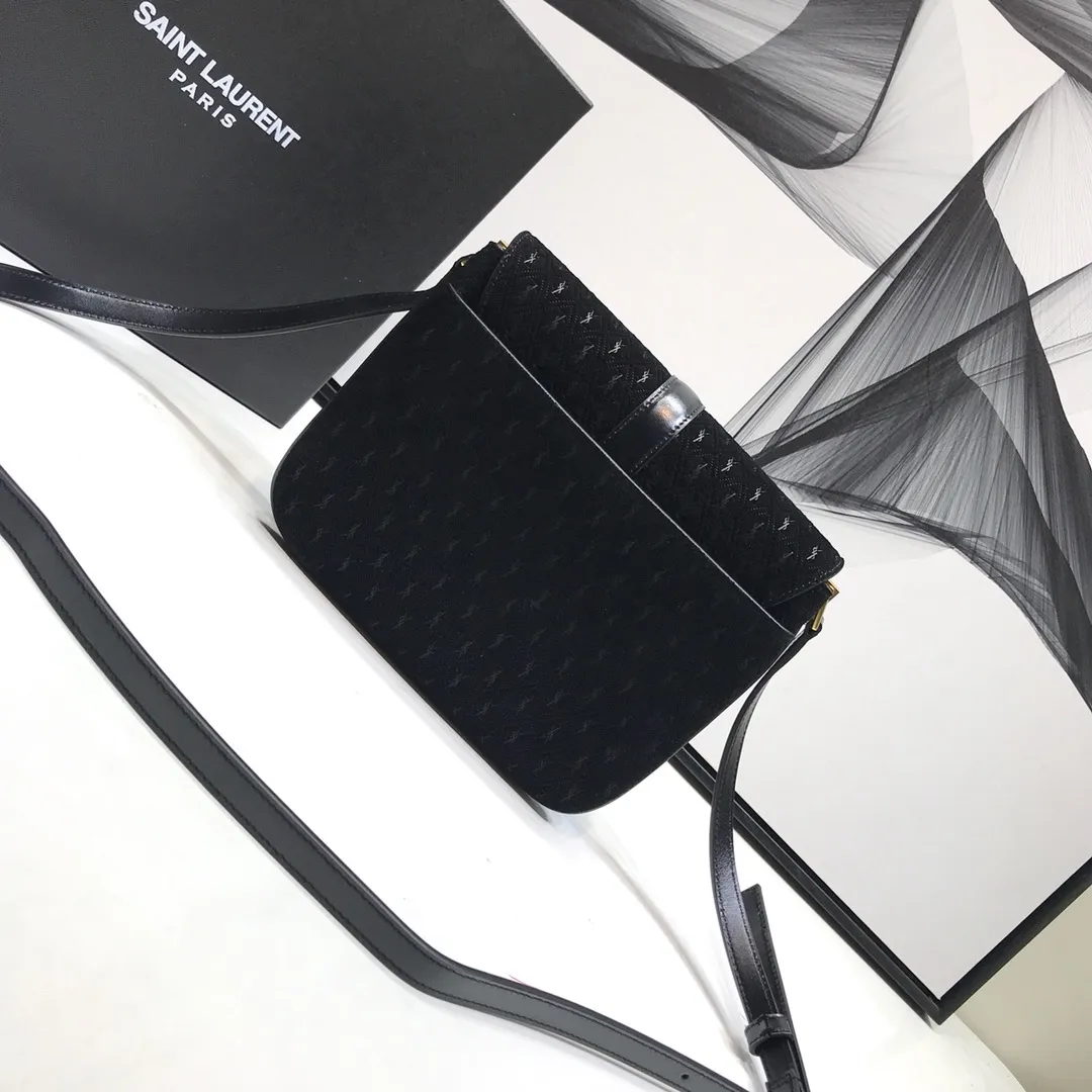 Le Monogramme Small Satchel In Monogram Canvas And Smooth Black For Women