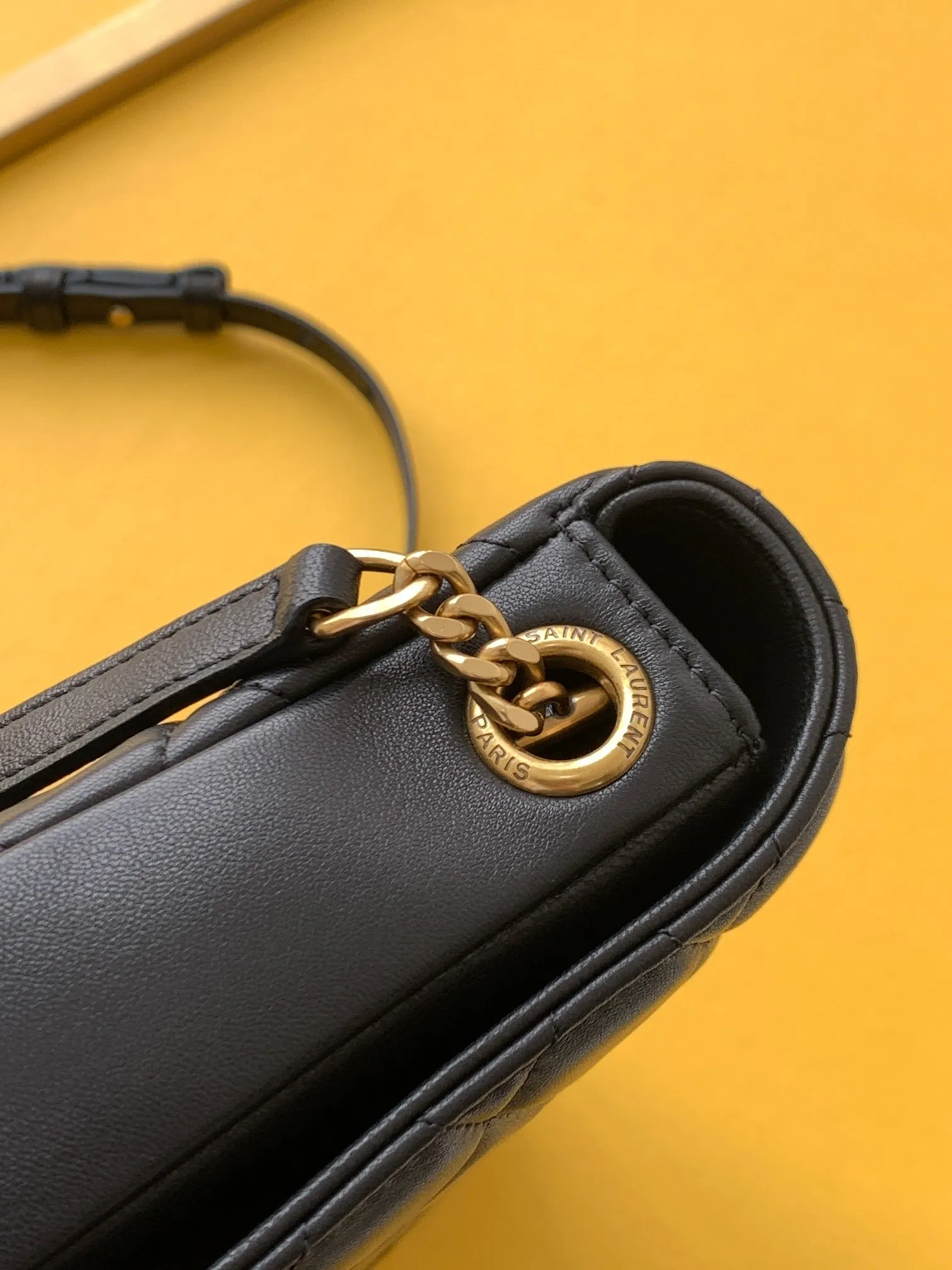 Chain Bag Black With Gold Hardware For Women