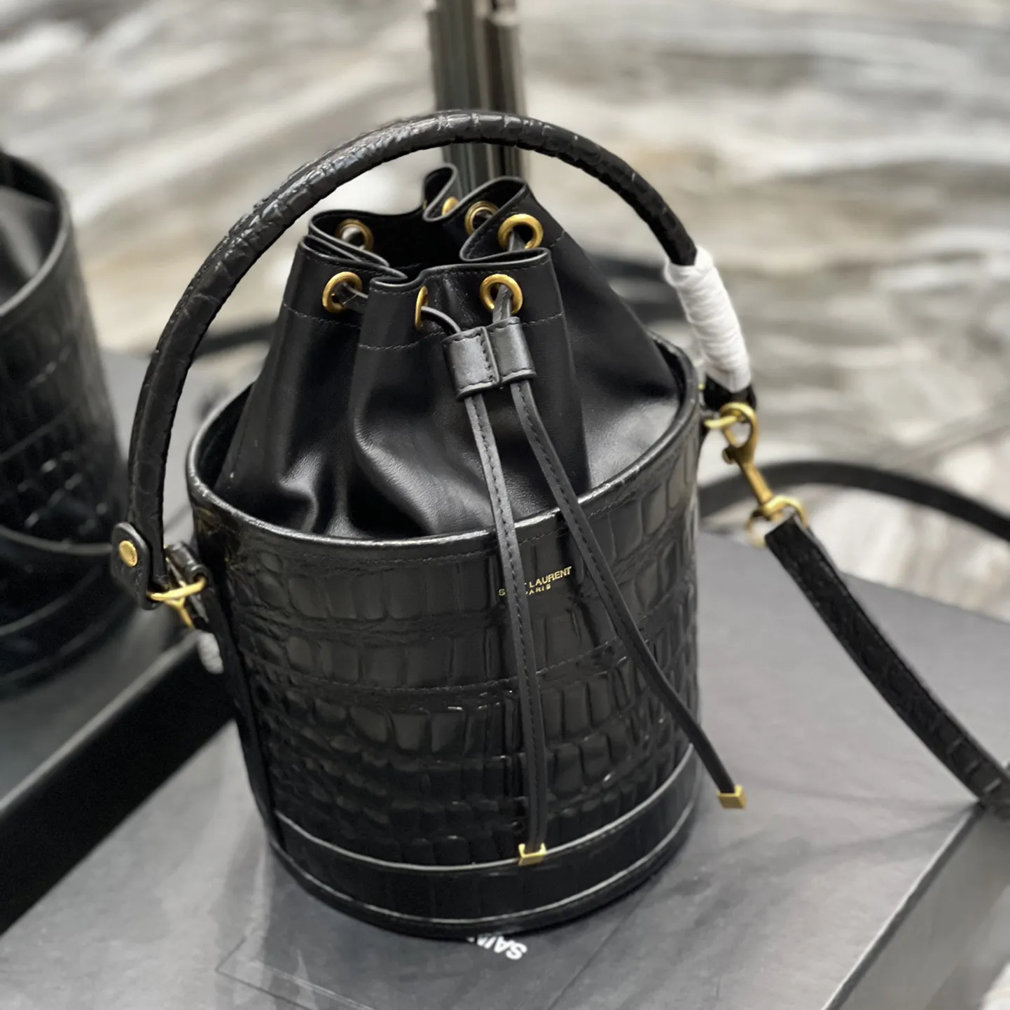 Small Bucket Bag Black For Women