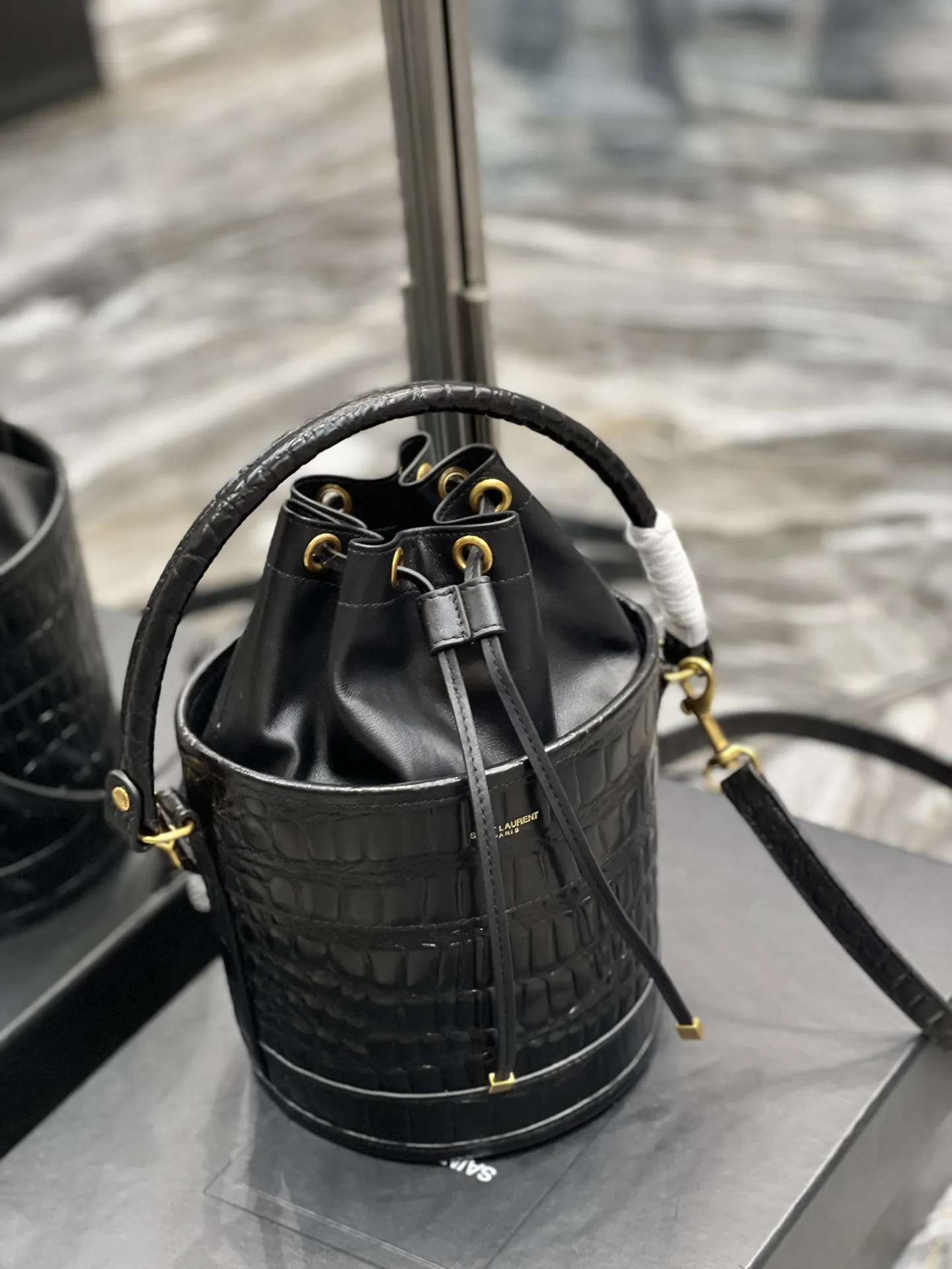 Small Bucket Bag Black For Women