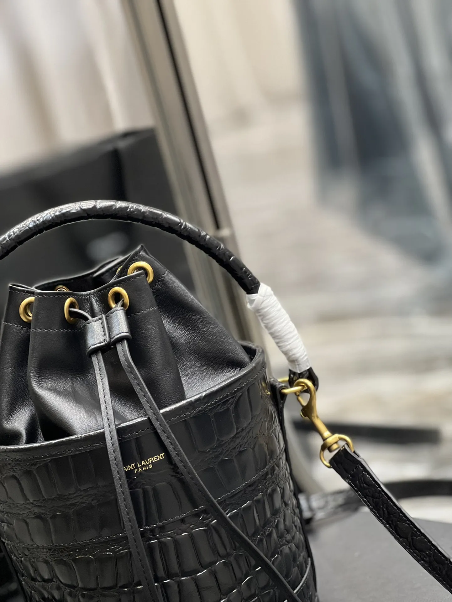 Small Bucket Bag Black For Women