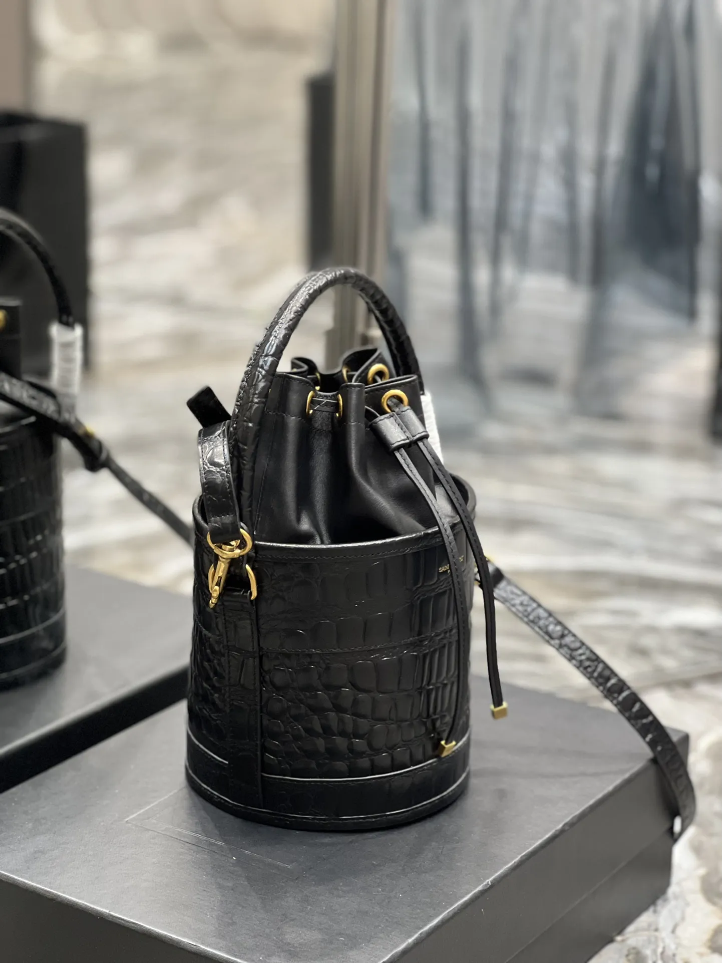 Small Bucket Bag Black For Women