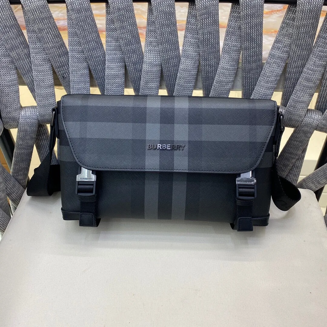 Charcoal Grey Messenger Bag