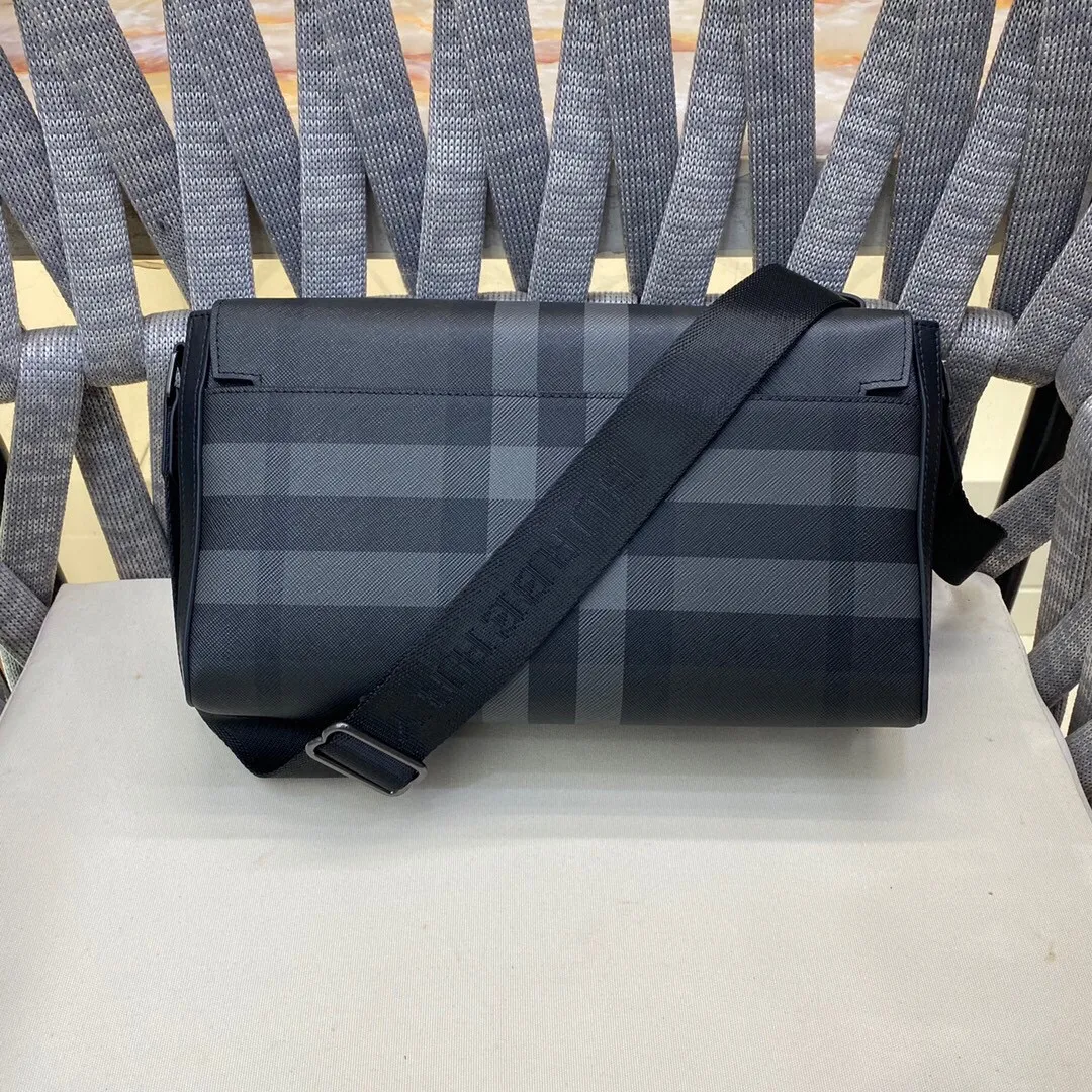Charcoal Grey Messenger Bag
