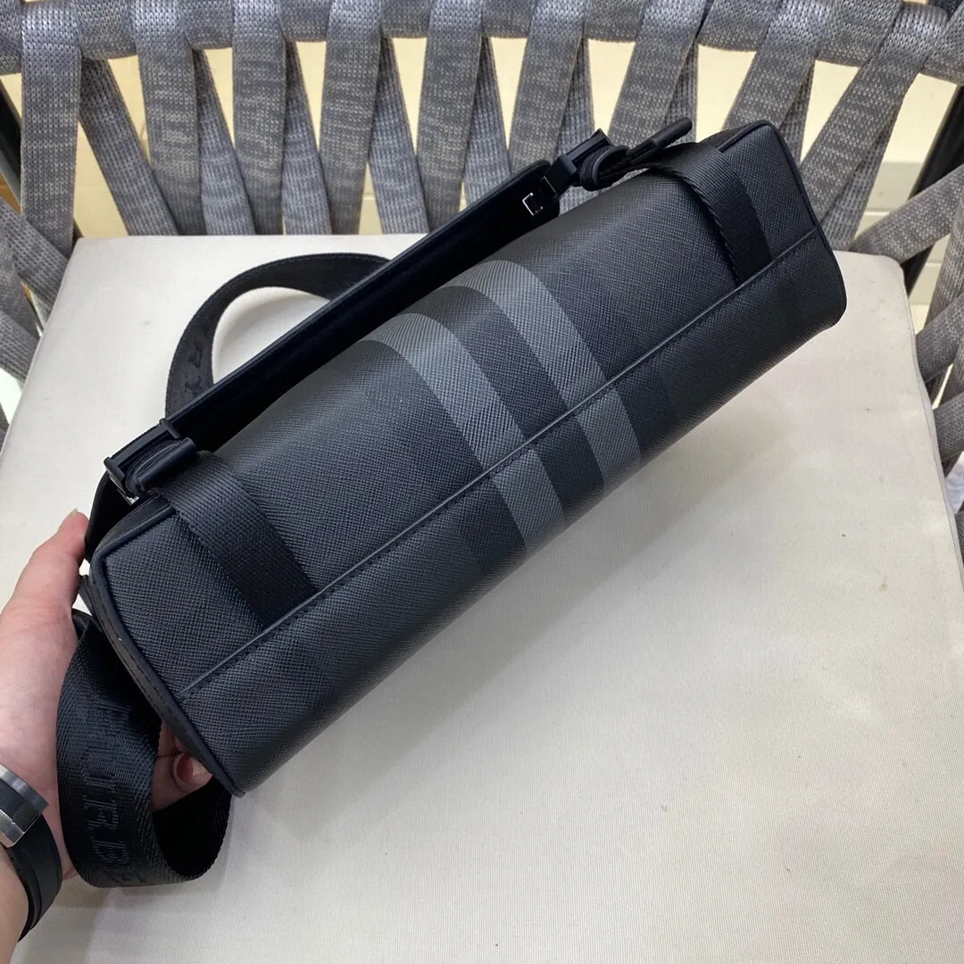 Charcoal Grey Messenger Bag