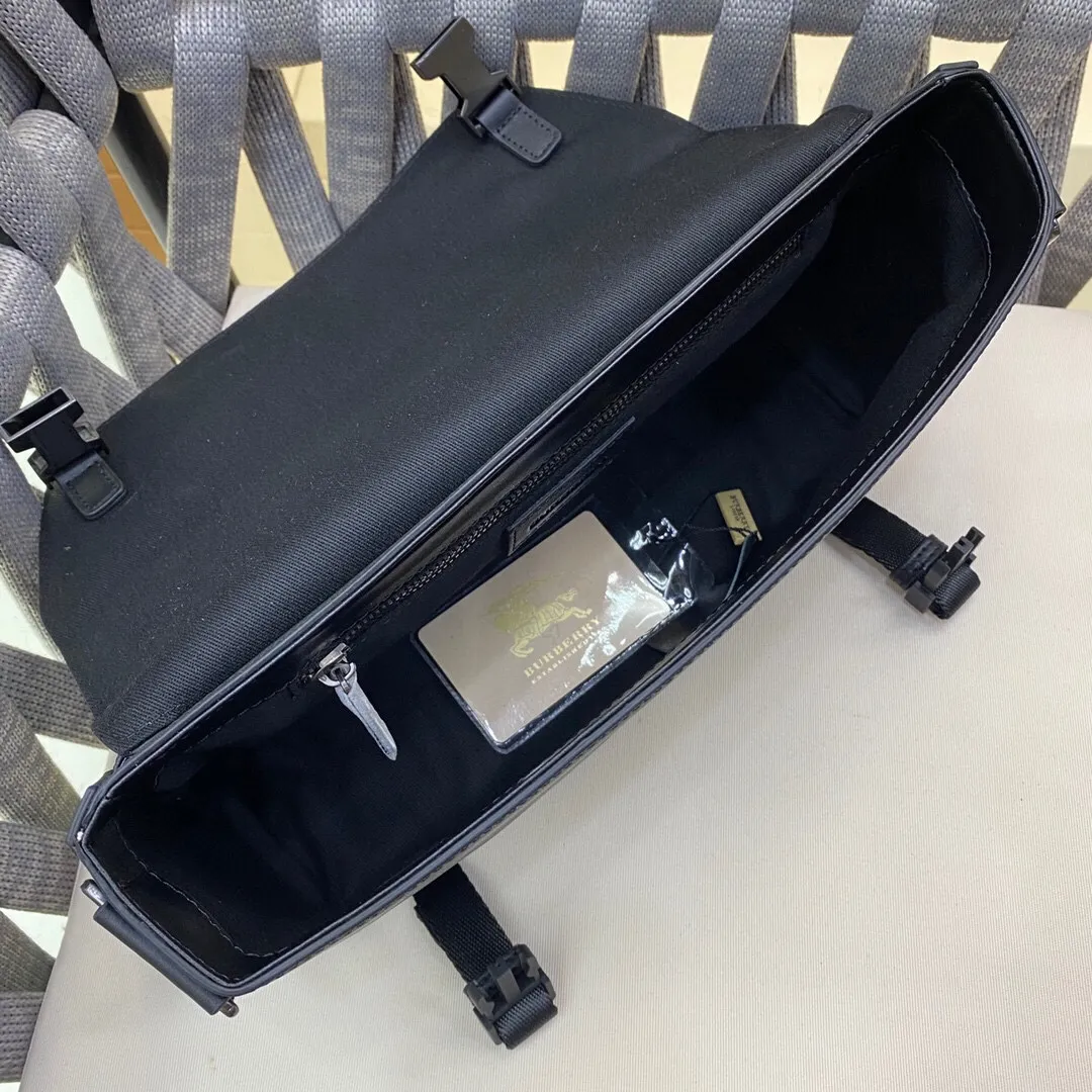 Charcoal Grey Messenger Bag