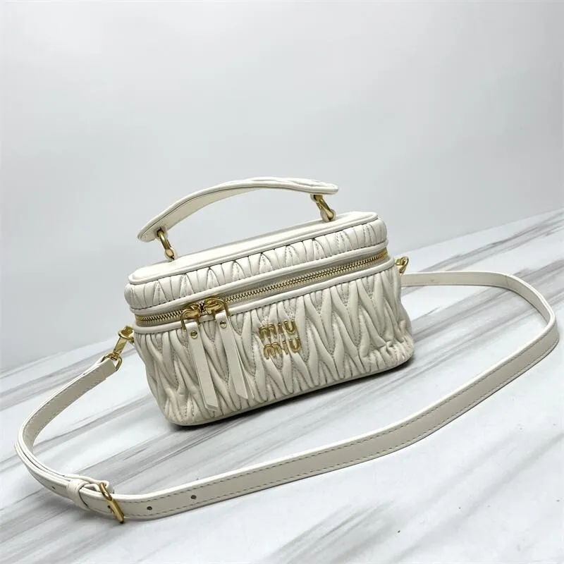 Medium Matelassé Nappa Leather Handbag