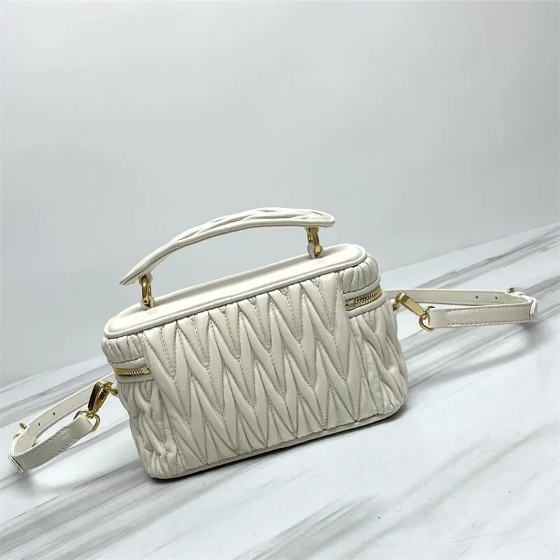 Medium Matelassé Nappa Leather Handbag