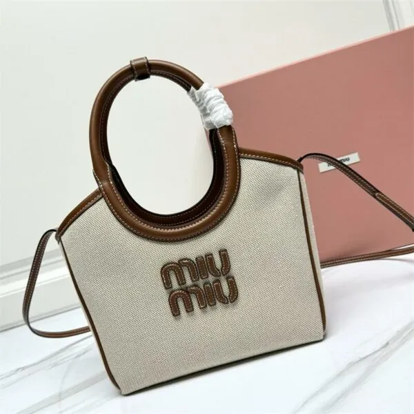 Ivy Denim and Leather Handbag