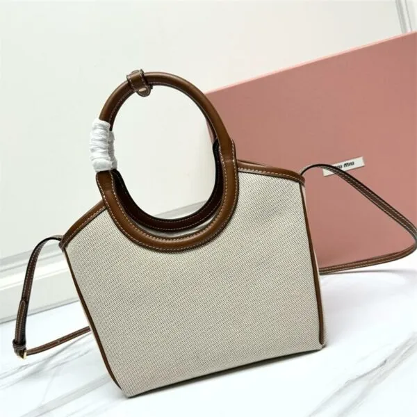 Ivy Denim and Leather Handbag