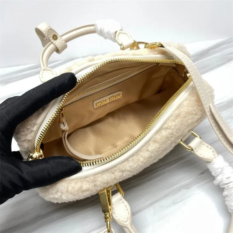 Softy Padded Shearling Handbag