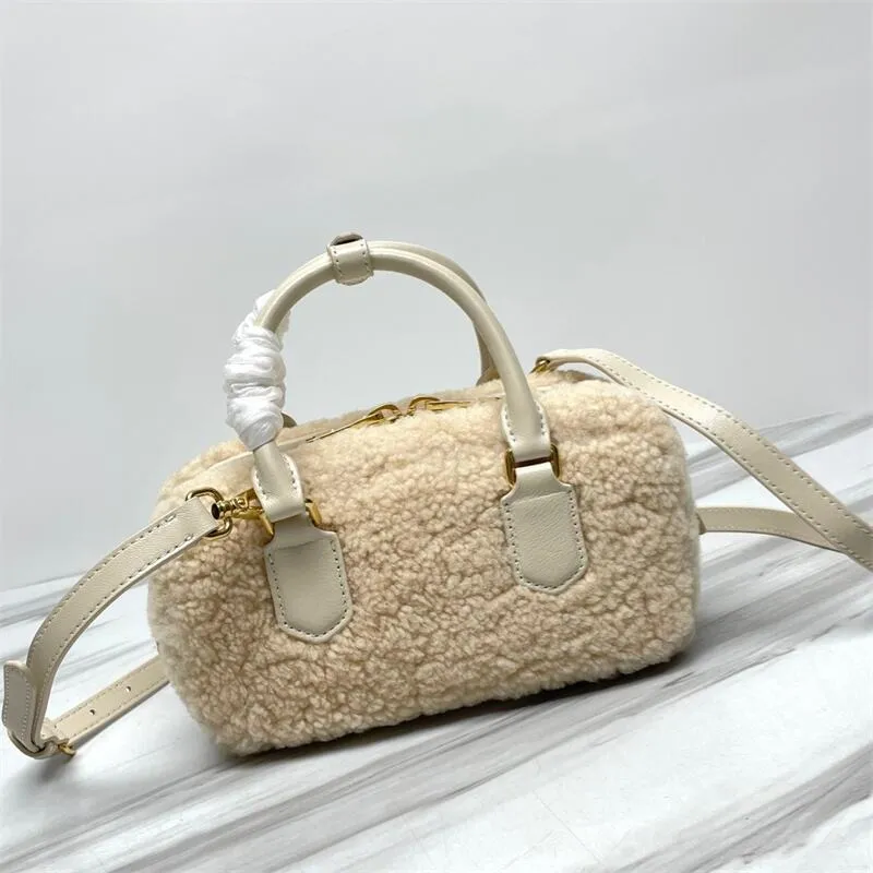 Softy Padded Shearling Handbag