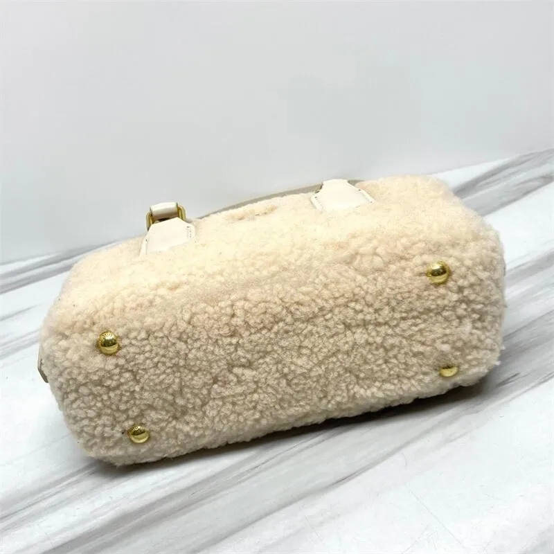 Softy Padded Shearling Handbag