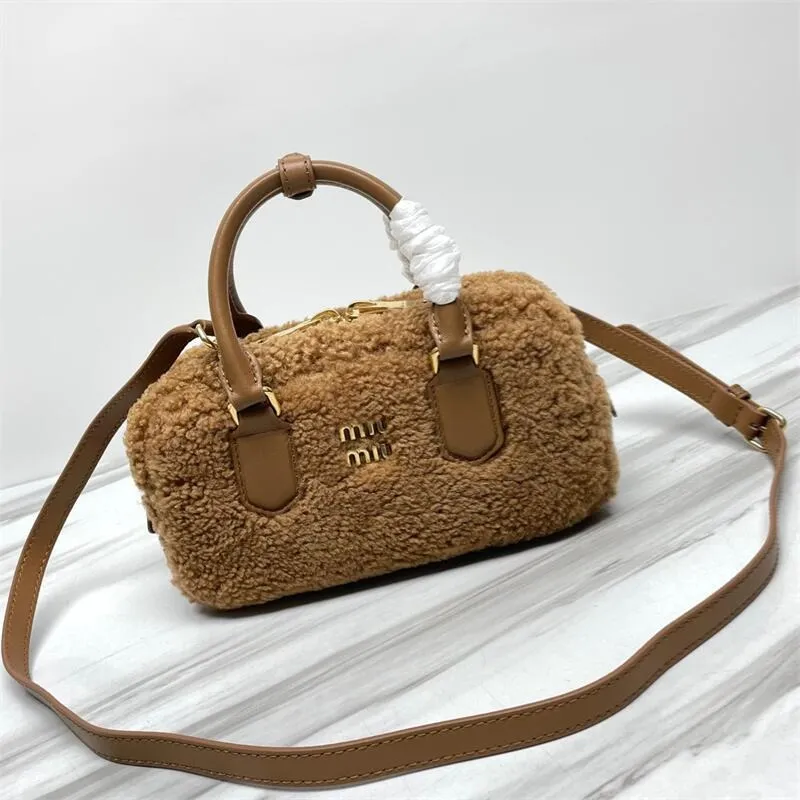 Softy Padded Shearling Handbag