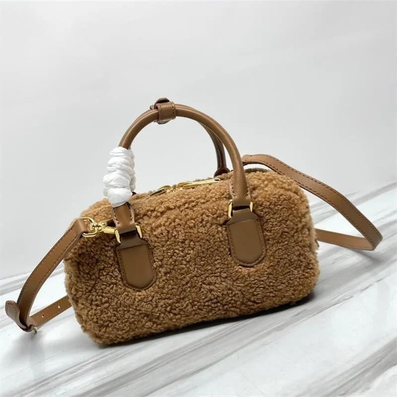 Softy Padded Shearling Handbag