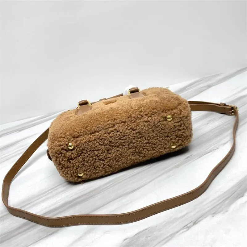 Softy Padded Shearling Handbag