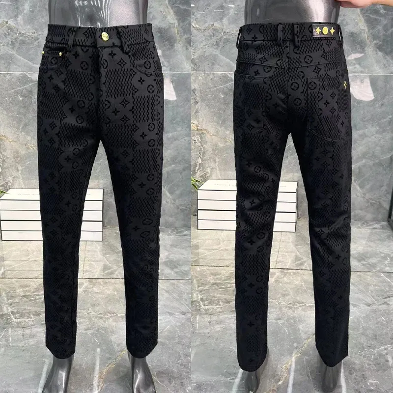 fashionable all-match slim fit trousers