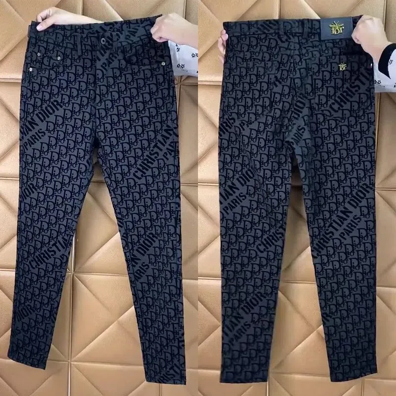 Fashionable and versatile men's straight leg pants