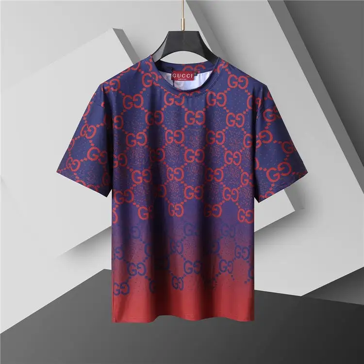New men's round neck classic logo T-shirt