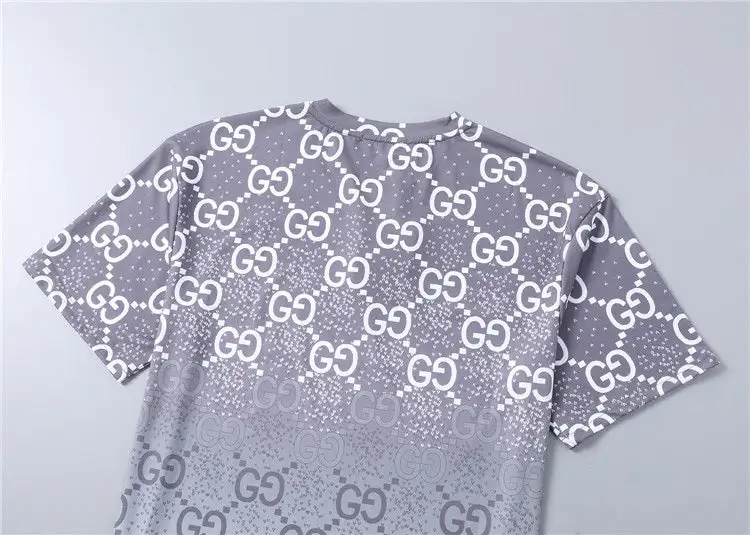 New men's round neck classic logo T-shirt