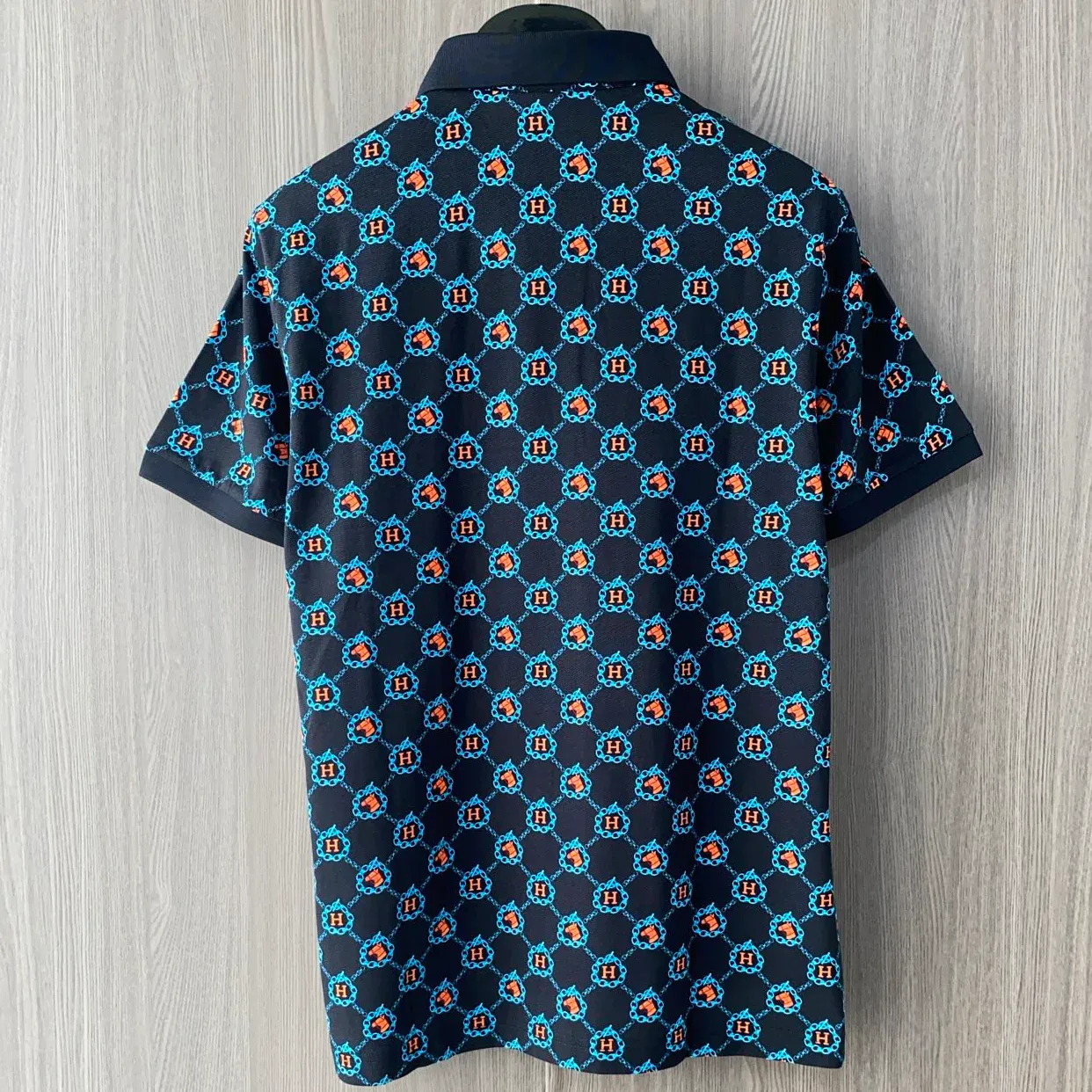 Men's light business polo shirt short sleeved