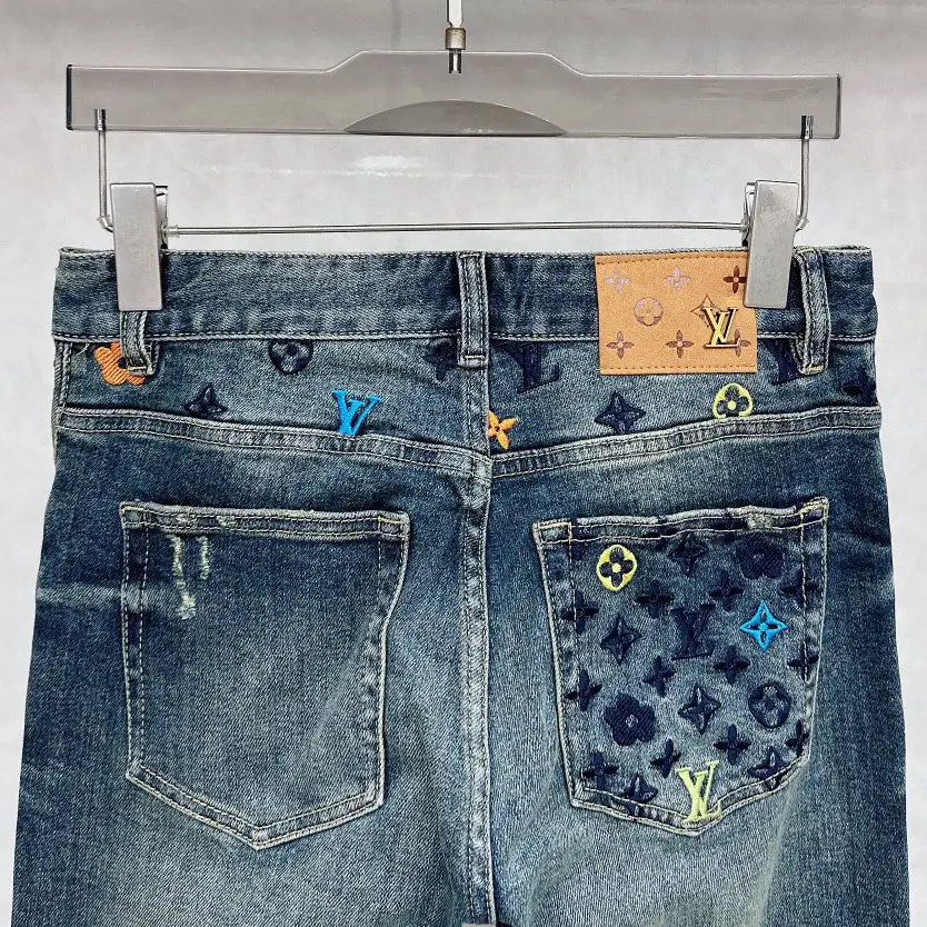 Men's casual washed presbyopia jeans