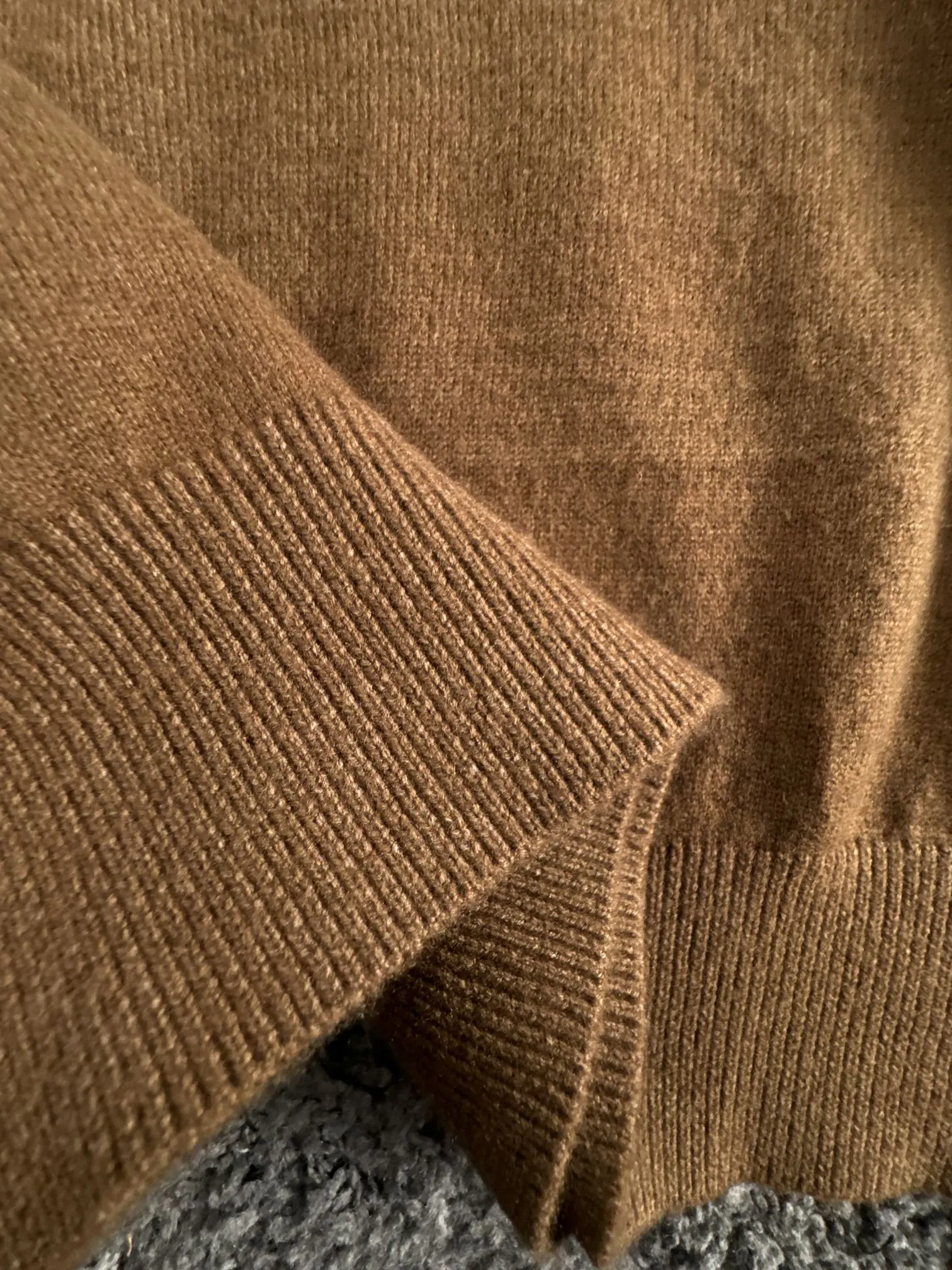 New PRD autumn and winter letter embroidery knitted round neck sweater