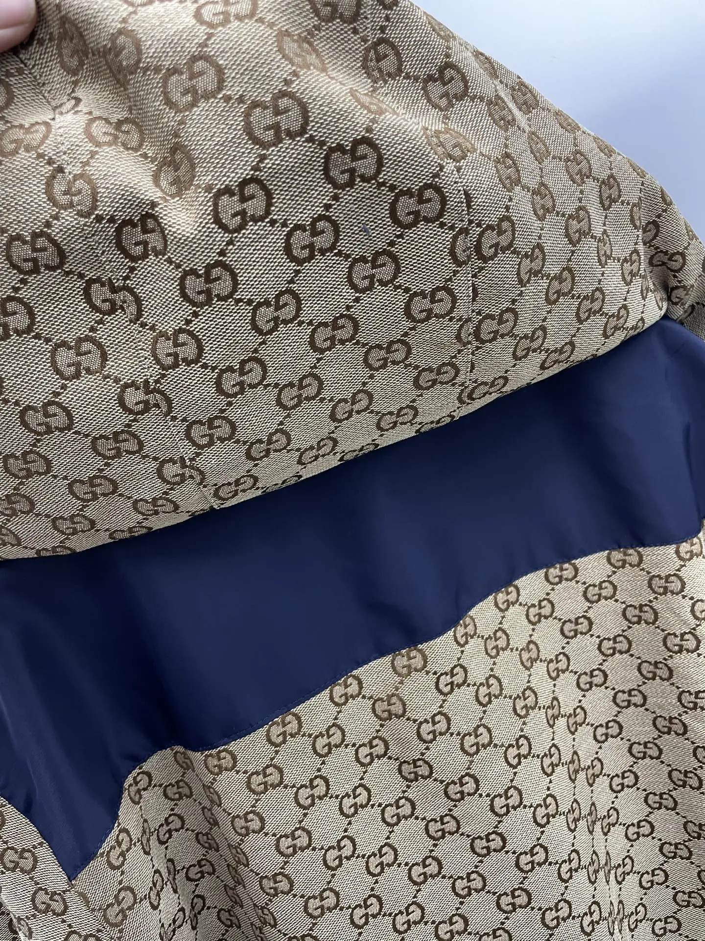 New Logo Printed Paneled Jacket Denim Jacket