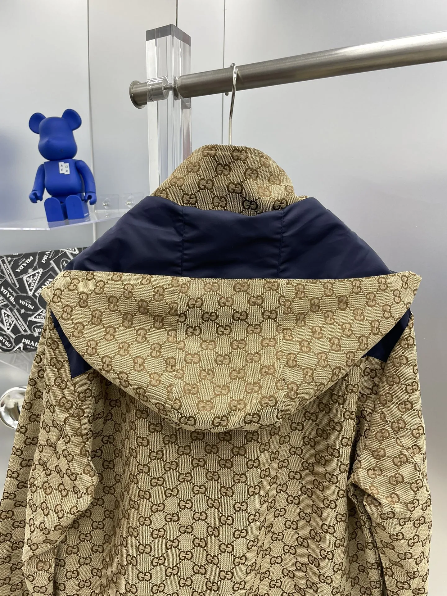 New Logo Printed Paneled Jacket Denim Jacket