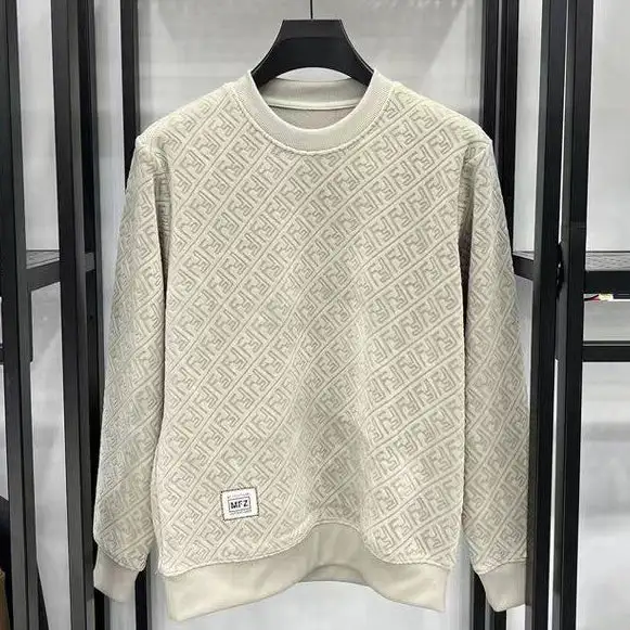 New velvet thickened men's pullover sweatshirt