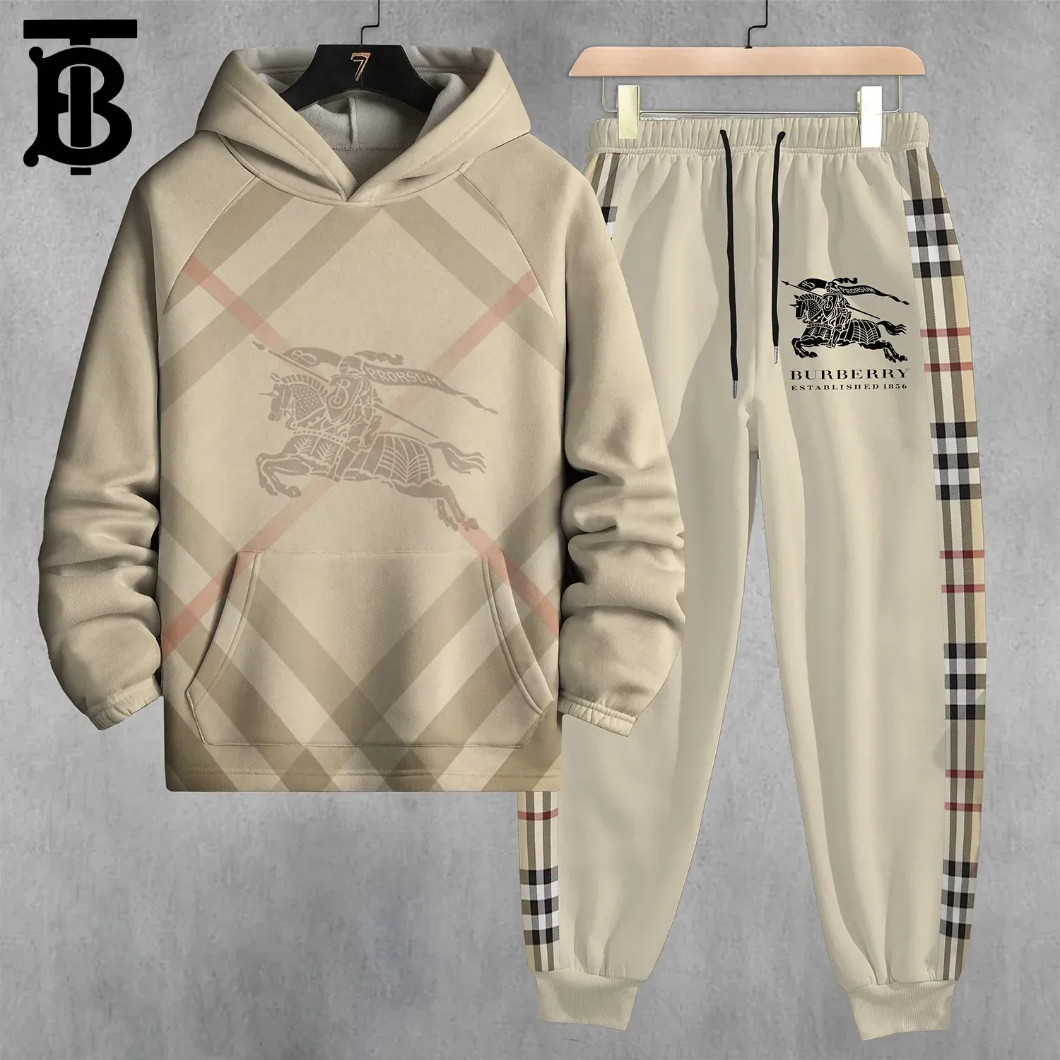 Luxury Cotton Hoodie and Pants Set