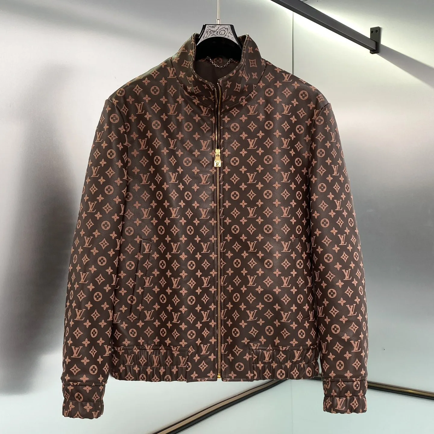 Men's New Casual Classic Pattern Harrington Jacket