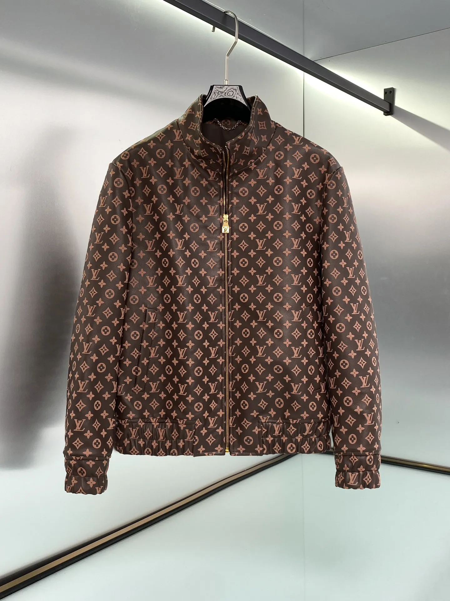 Men's New Casual Classic Pattern Harrington Jacket