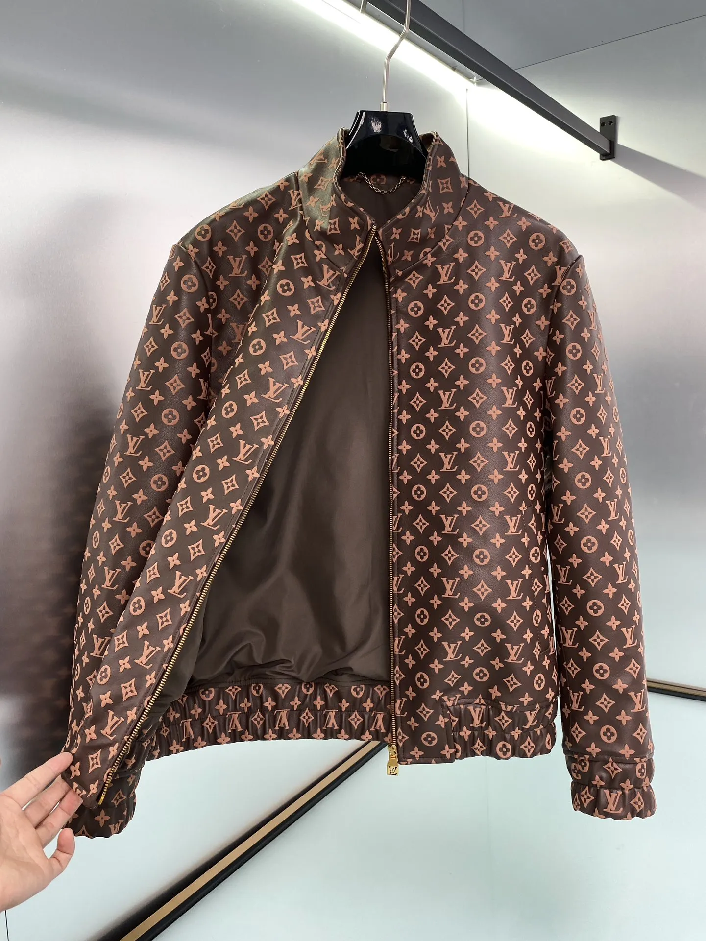 Men's New Casual Classic Pattern Harrington Jacket