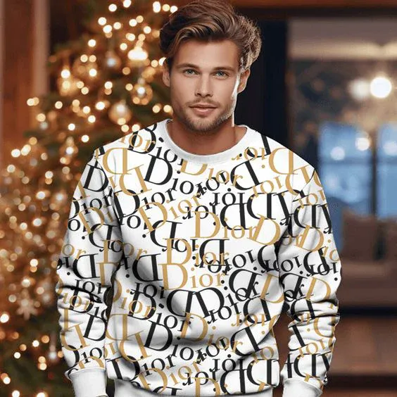 Round neck casual loose woolen sweatshirt