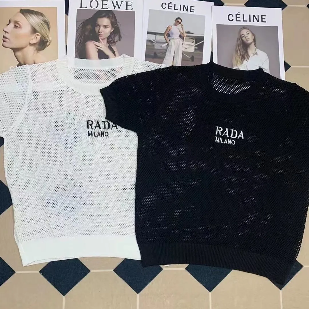 New Hollow Sweater Thin Short-sleeved