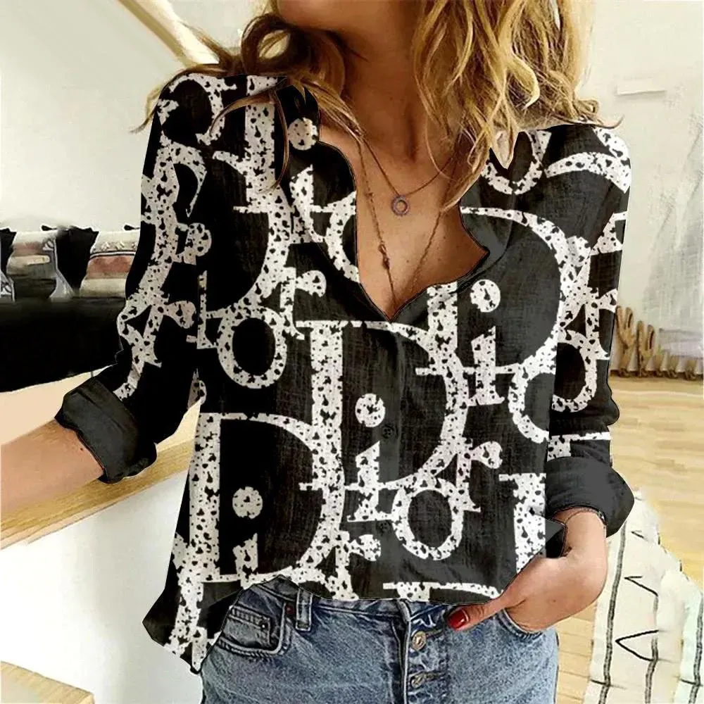 Limited edition fashionable and versatile women's linen shirt