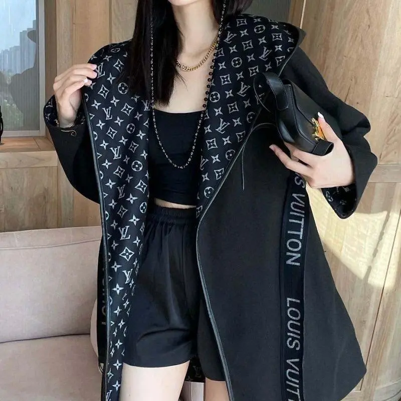 Autumn Classic Double-breasted Wrap-up Coat