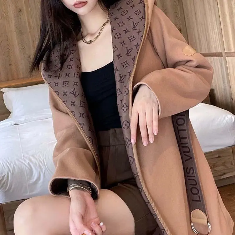 Autumn Classic Double-breasted Wrap-up Coat