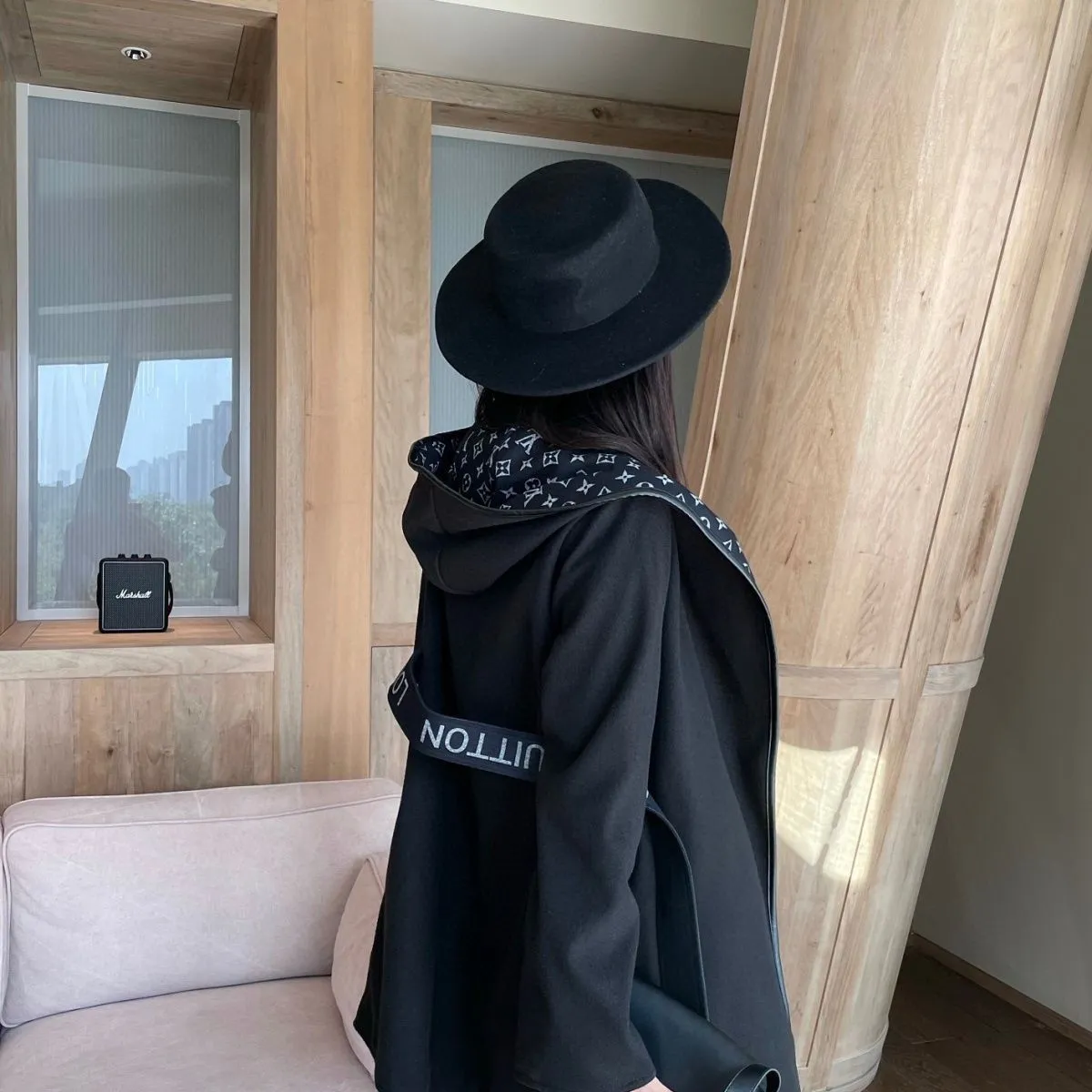 Autumn Classic Double-breasted Wrap-up Coat