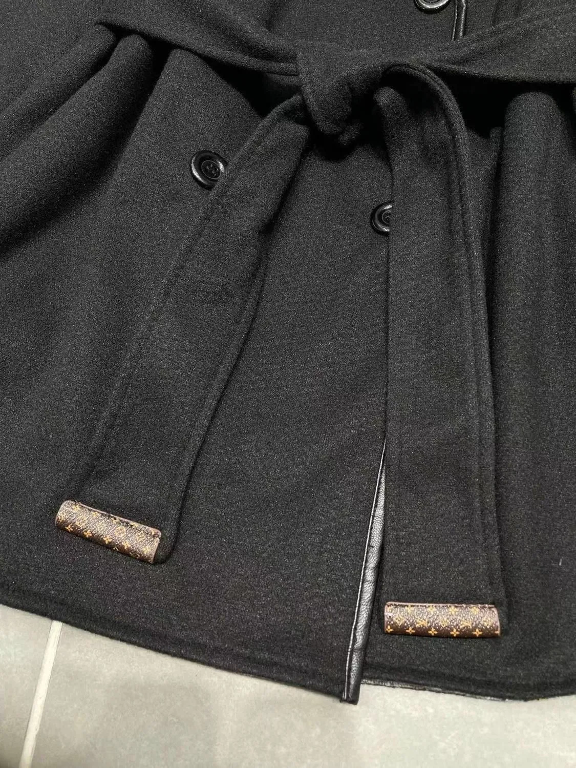 Autumn Classic Double-breasted Wrap-up Coat