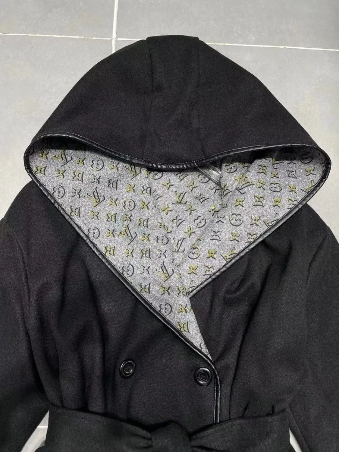 Autumn Classic Double-breasted Wrap-up Coat