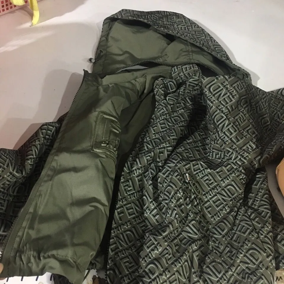 Early spring reversible hooded jacket