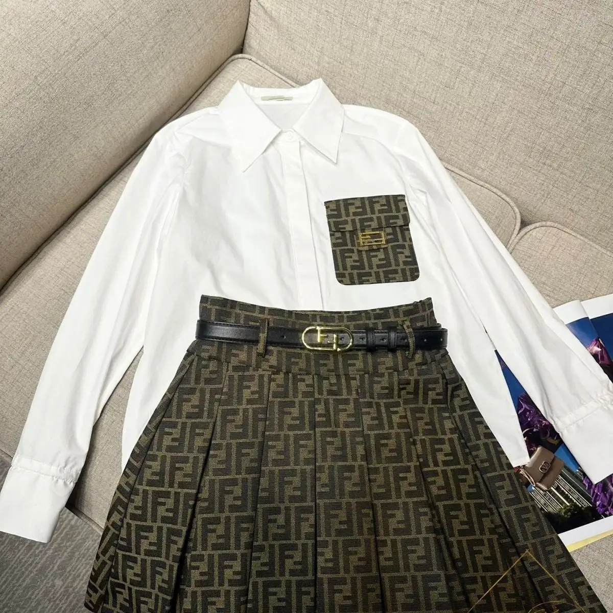 Fashion New Long Sleeve Shirt Set