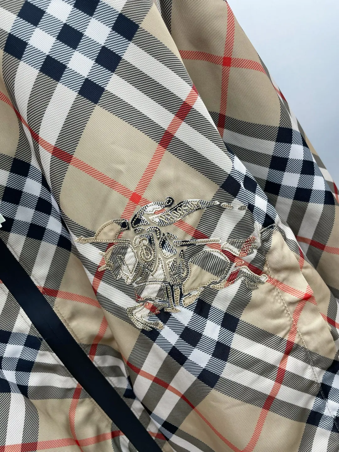 Women's 25ss short double-sided two-wear short plaid jacket