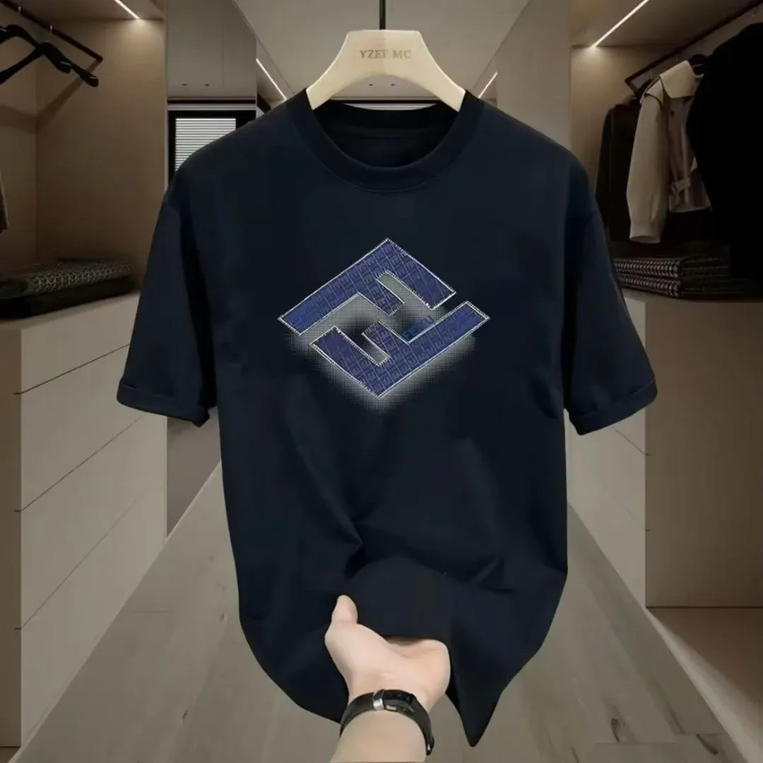 New Printed Round Neck Short Sleeve Top T-shirt