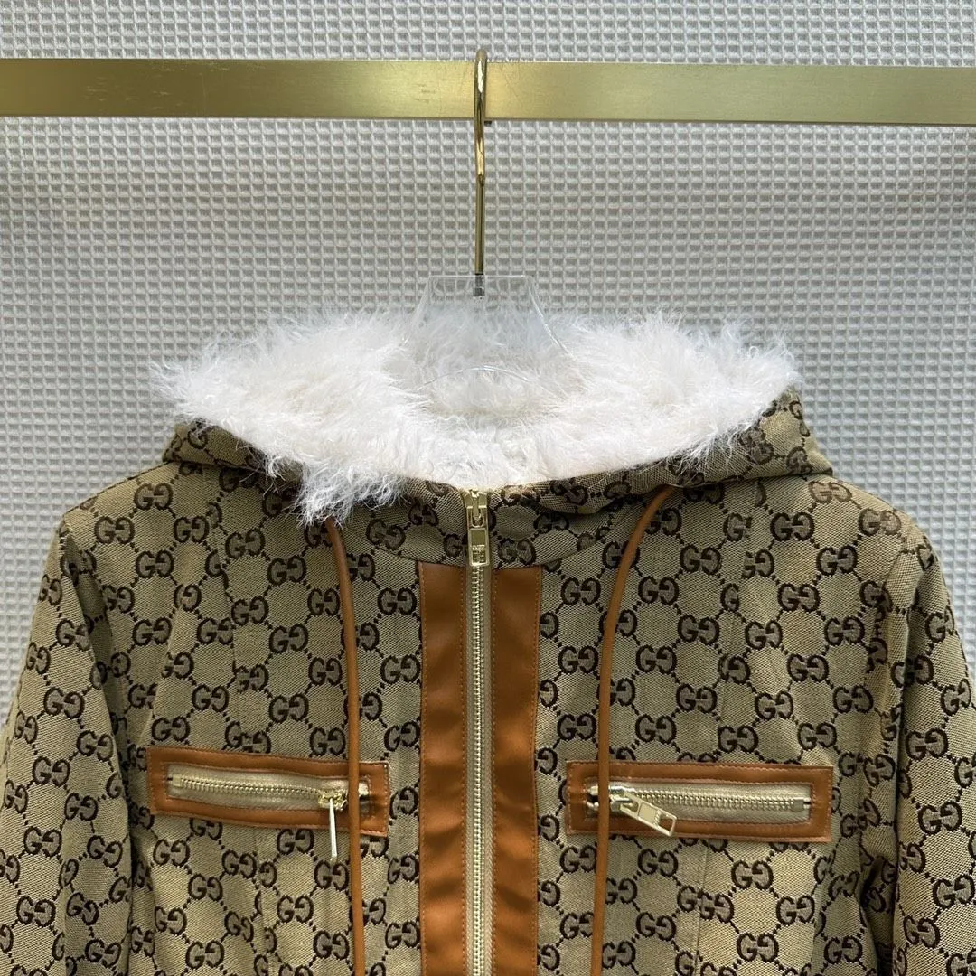 New Vintage Old Flower Thickened Short Jacket