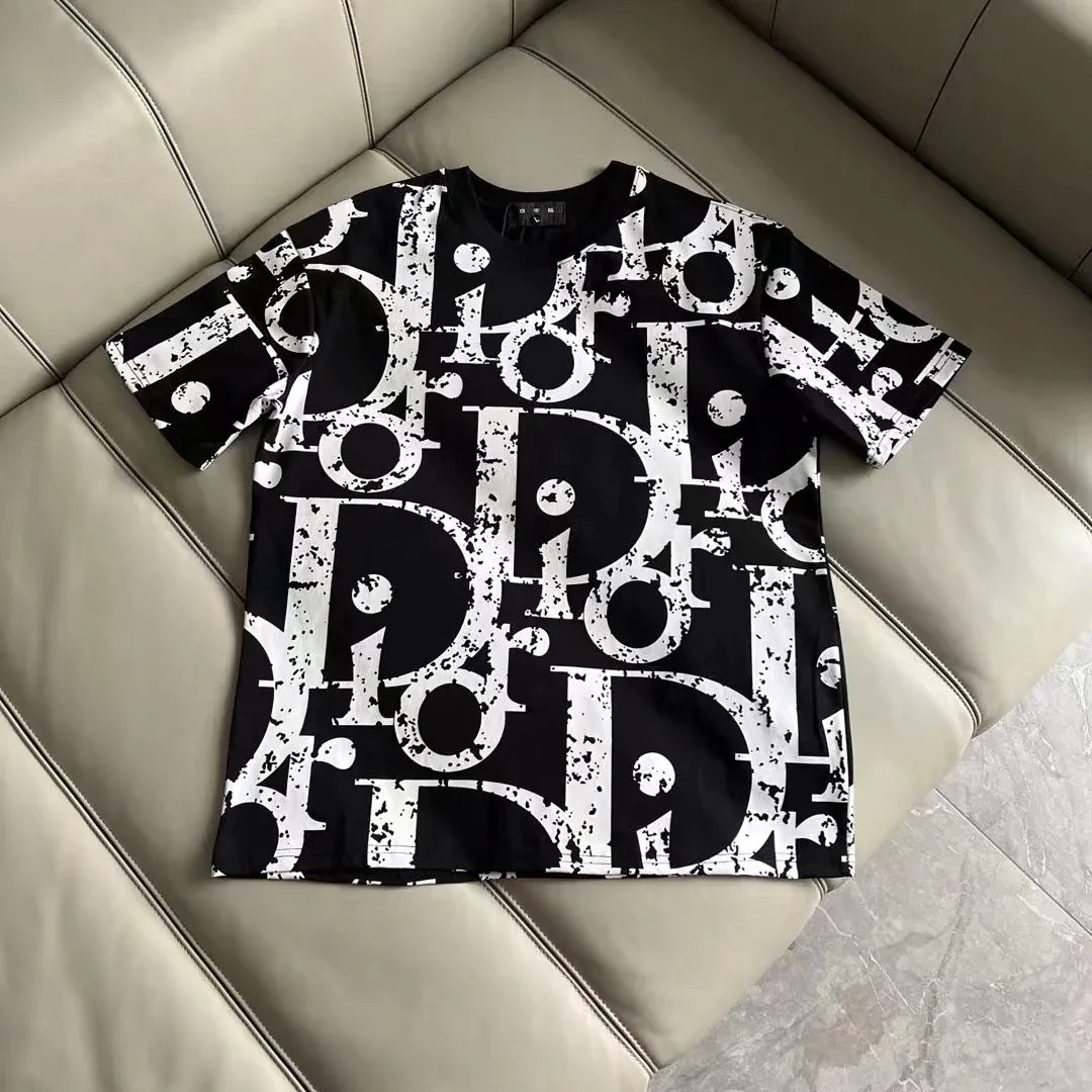 Men Summer Fashion Print T-shirt